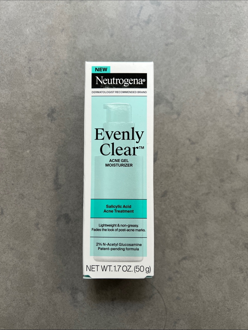 NWT Neutrogena Evenly Clear Acne Gel Moisturizer